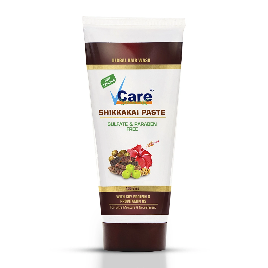 Grow Thicker Hair Fast – VCare Shikkakai Paste with Amla